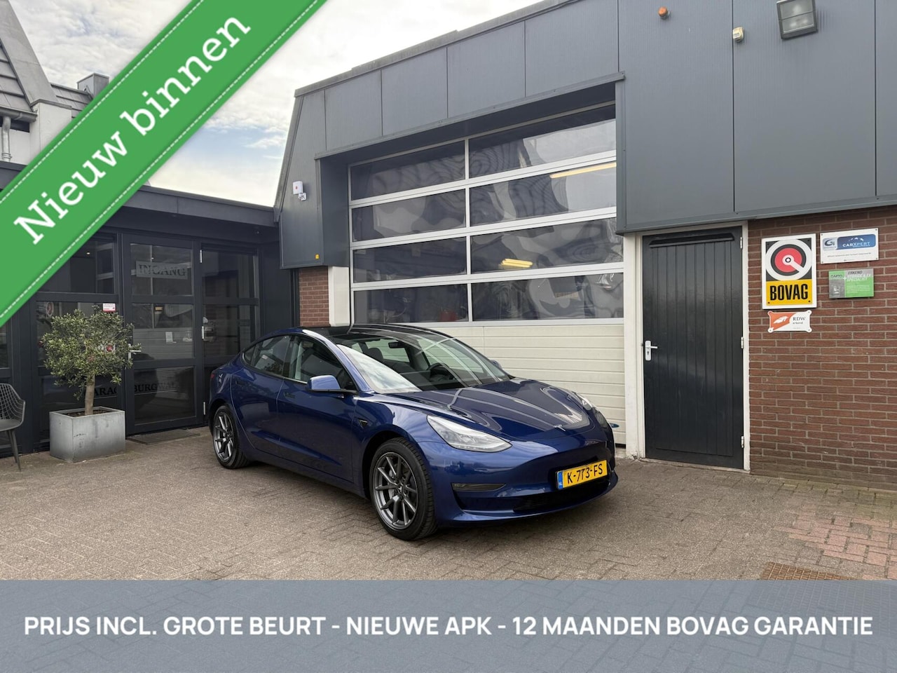 Tesla Model 3 - Long Range RWD Long Range 75 kWh SOH 95% NW MODEL *ALL-IN PRIJS* - AutoWereld.nl