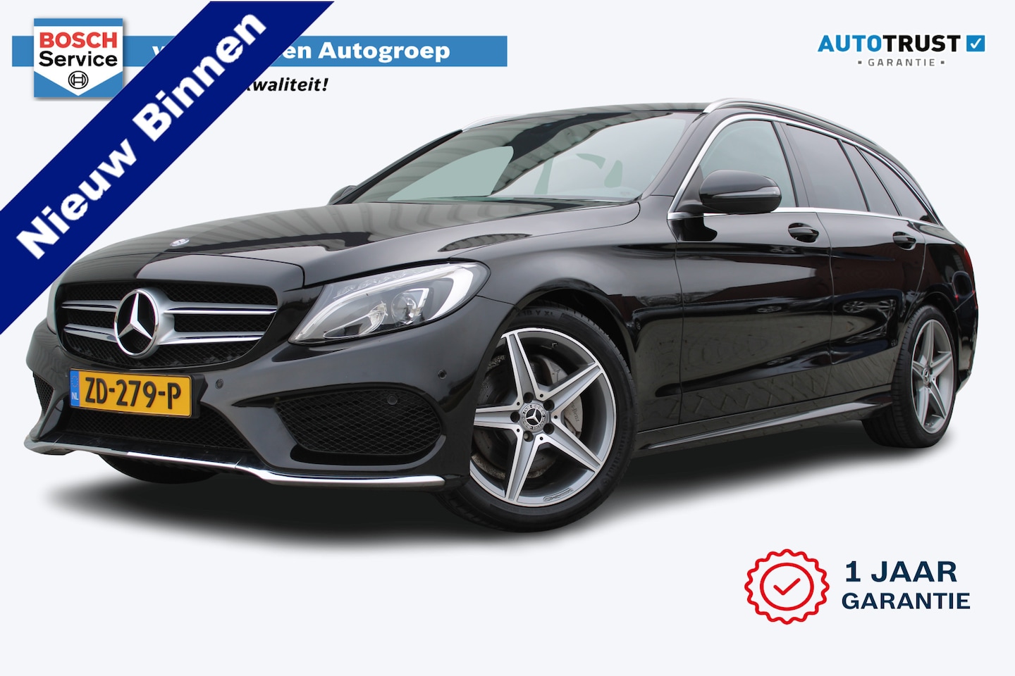 Mercedes-Benz C-klasse Estate - 180 AMG Sport Edition | Incl. 12 maanden garantie | 100% onderhouden | Parkeercamera | Cli - AutoWereld.nl