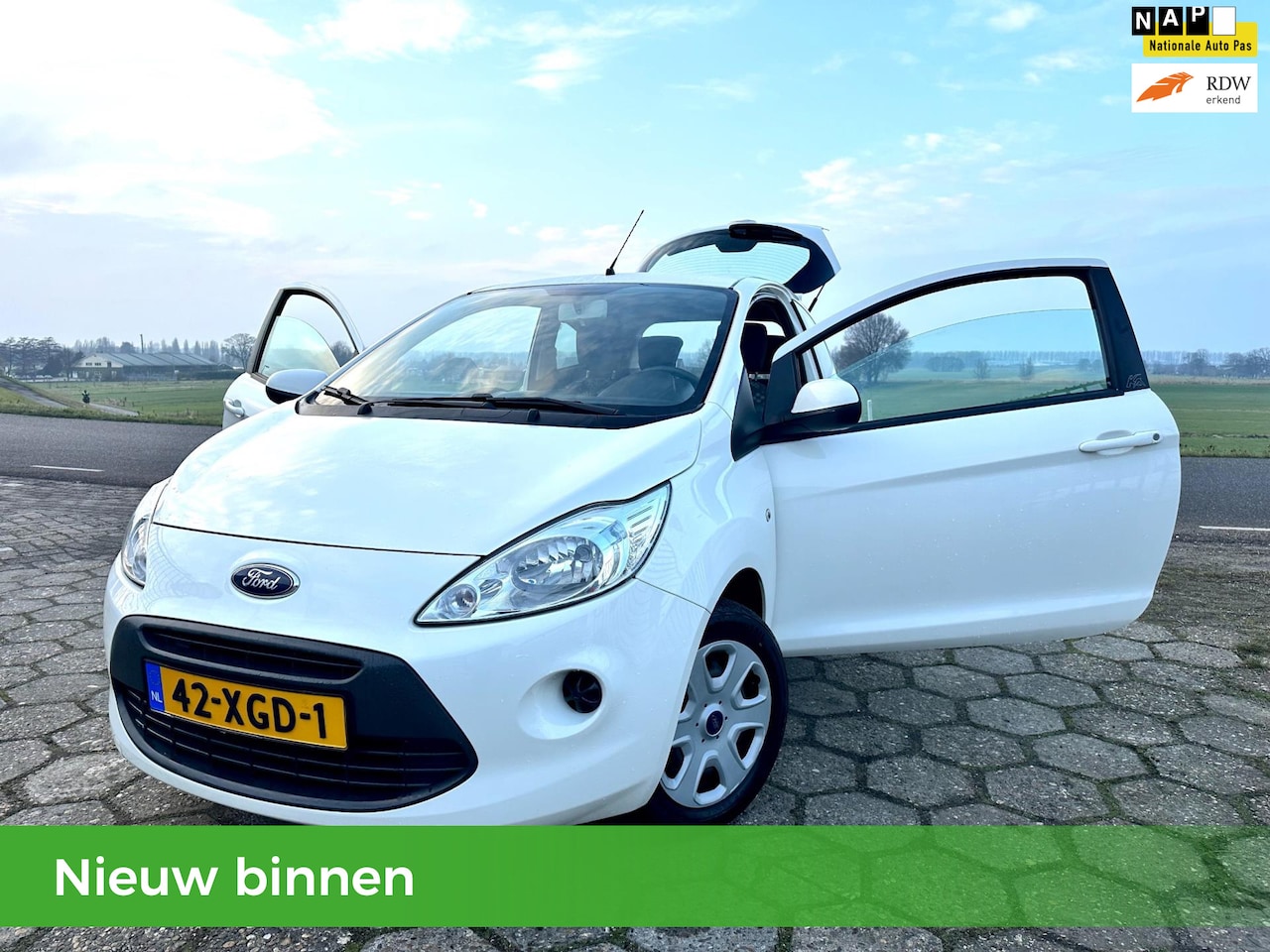 Ford Ka - 1.2 NAP Airco Elek.ramen Nieuwe APK NL Auto - AutoWereld.nl