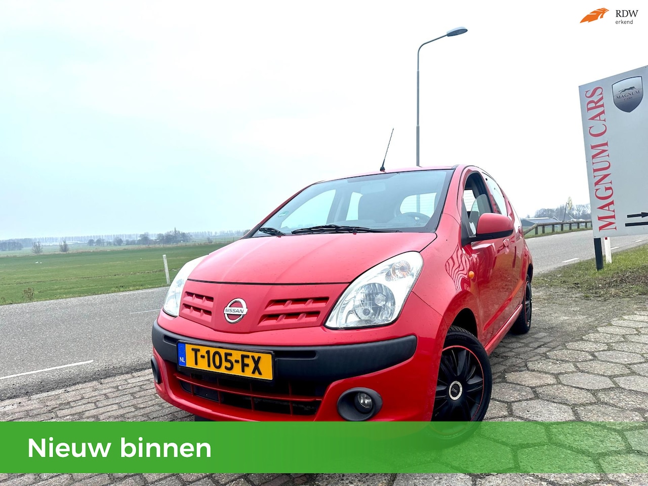 Nissan Pixo - 1.0 Acenta 5D AUTOMAAT AIRCO NAVI SCHERM NIEUWE APK - AutoWereld.nl