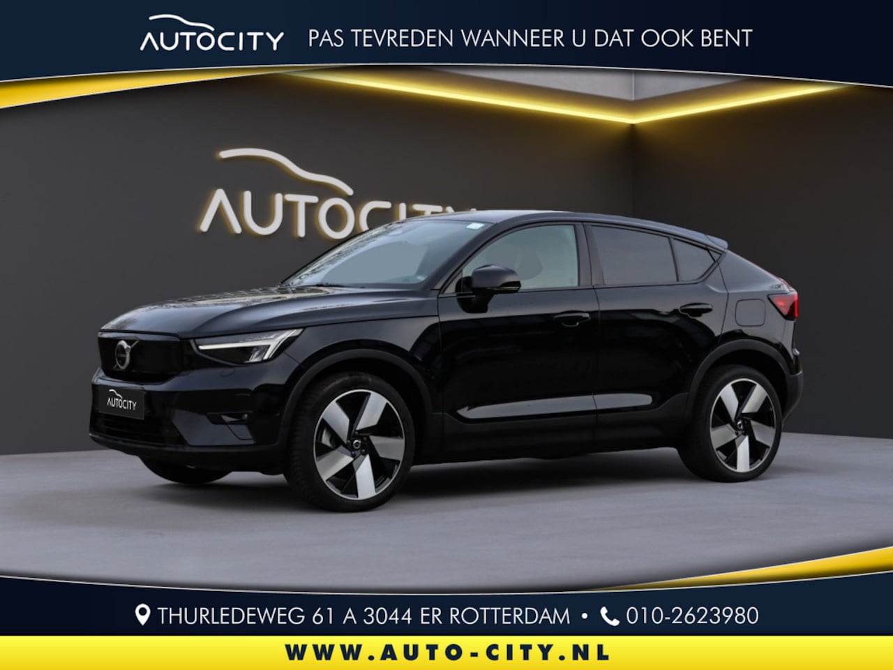 Volvo C40 - Ultimate Recharge Pure 408 pk Electric AWD Pano l 360 Camera l - AutoWereld.nl