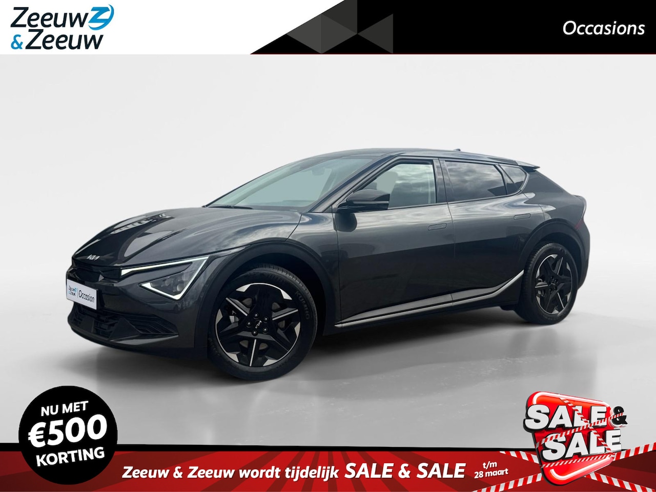 Kia EV6 - Light Edition 63 kWh | *Nieuw Model* | Navi | Clima | Adaptive Cruise | Camera | Stuur-/St - AutoWereld.nl