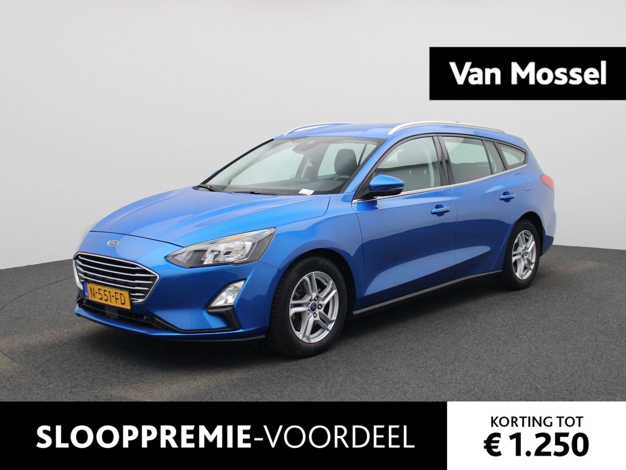 Ford Focus Wagon - 1.0 EcoBoost Hybrid Trend Edition Business | NAVIGATIE | APPLE CARPLAY | AIRCO | ACHTERUIT - AutoWereld.nl