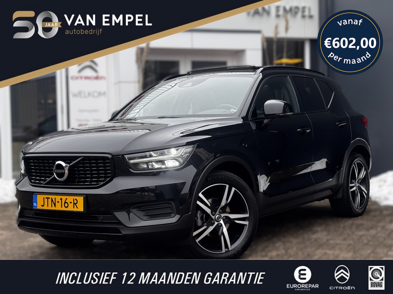 Volvo XC40 - 1.5 T3 R-Design | Schuif-Kantel Dak | Leder Interieur | Camera | Stoelverwarming | - AutoWereld.nl