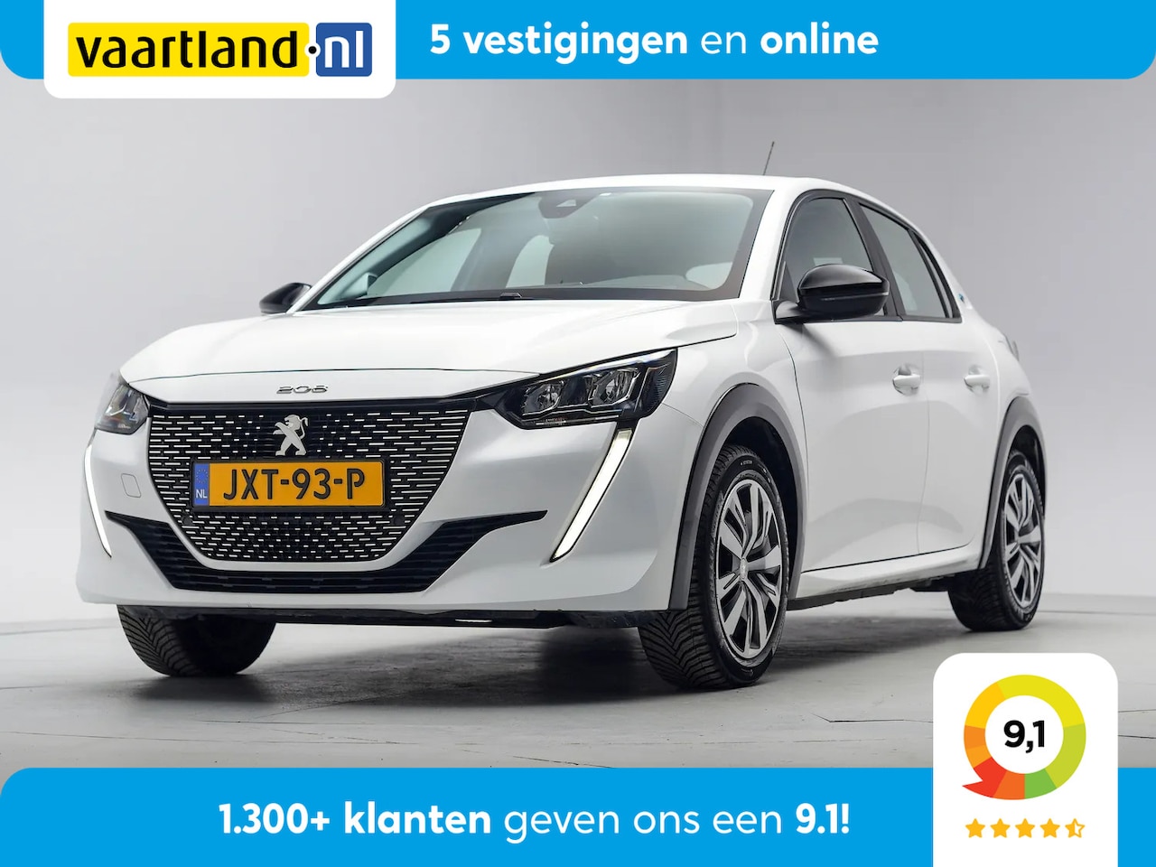 Peugeot e-208 - EV Active Pack 50 kWh 3 fase [ Navi Climate Apple/Android DAB ] - AutoWereld.nl