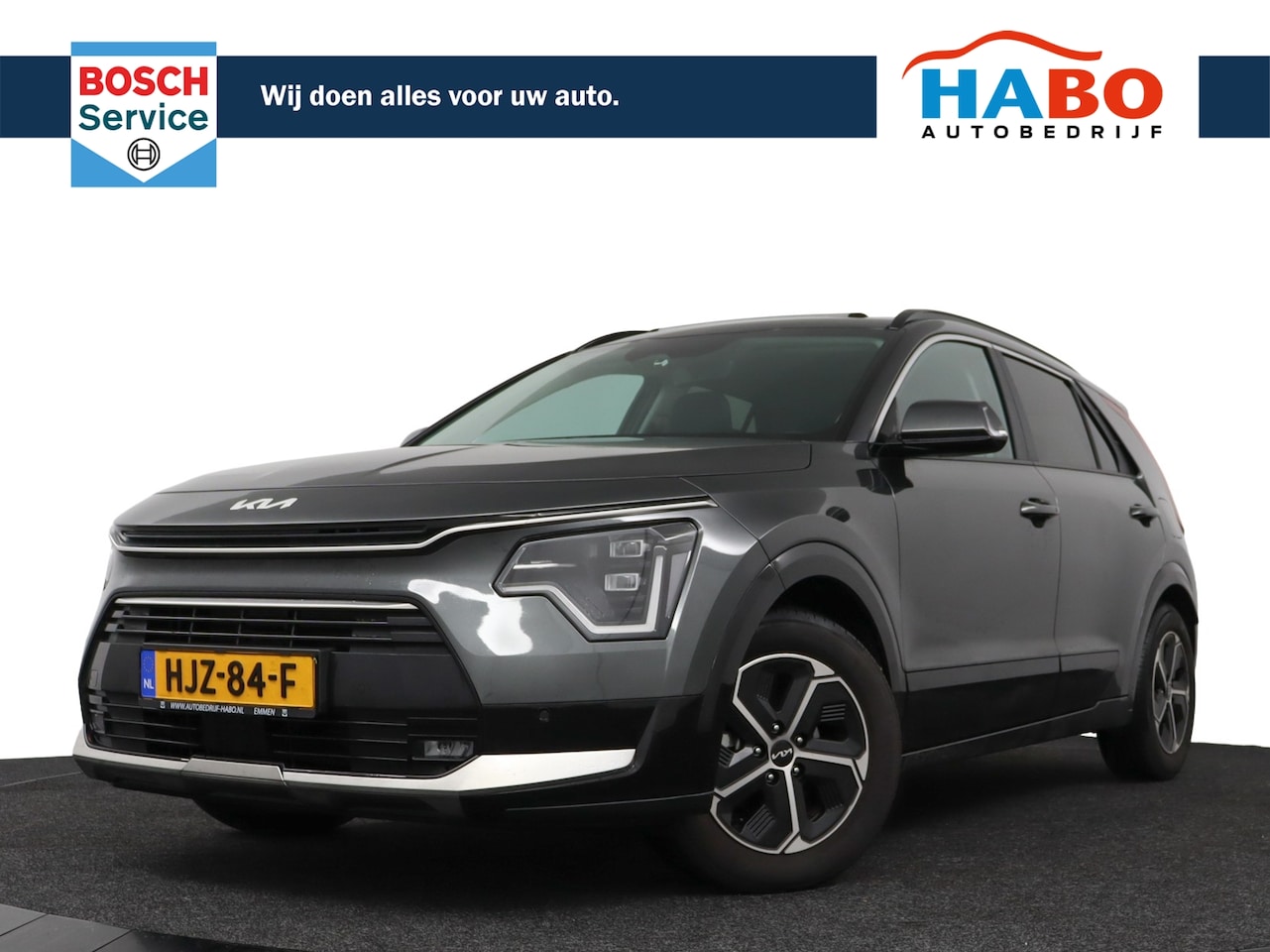 Kia Niro - 1.6 GDI HYBRID DYNAMICPLUSLINE DCT6 AUTOMAAT ECC/ADAPTIVE.CRUISE/NAV/CAMERA/LEDER/SCHUIF.D - AutoWereld.nl