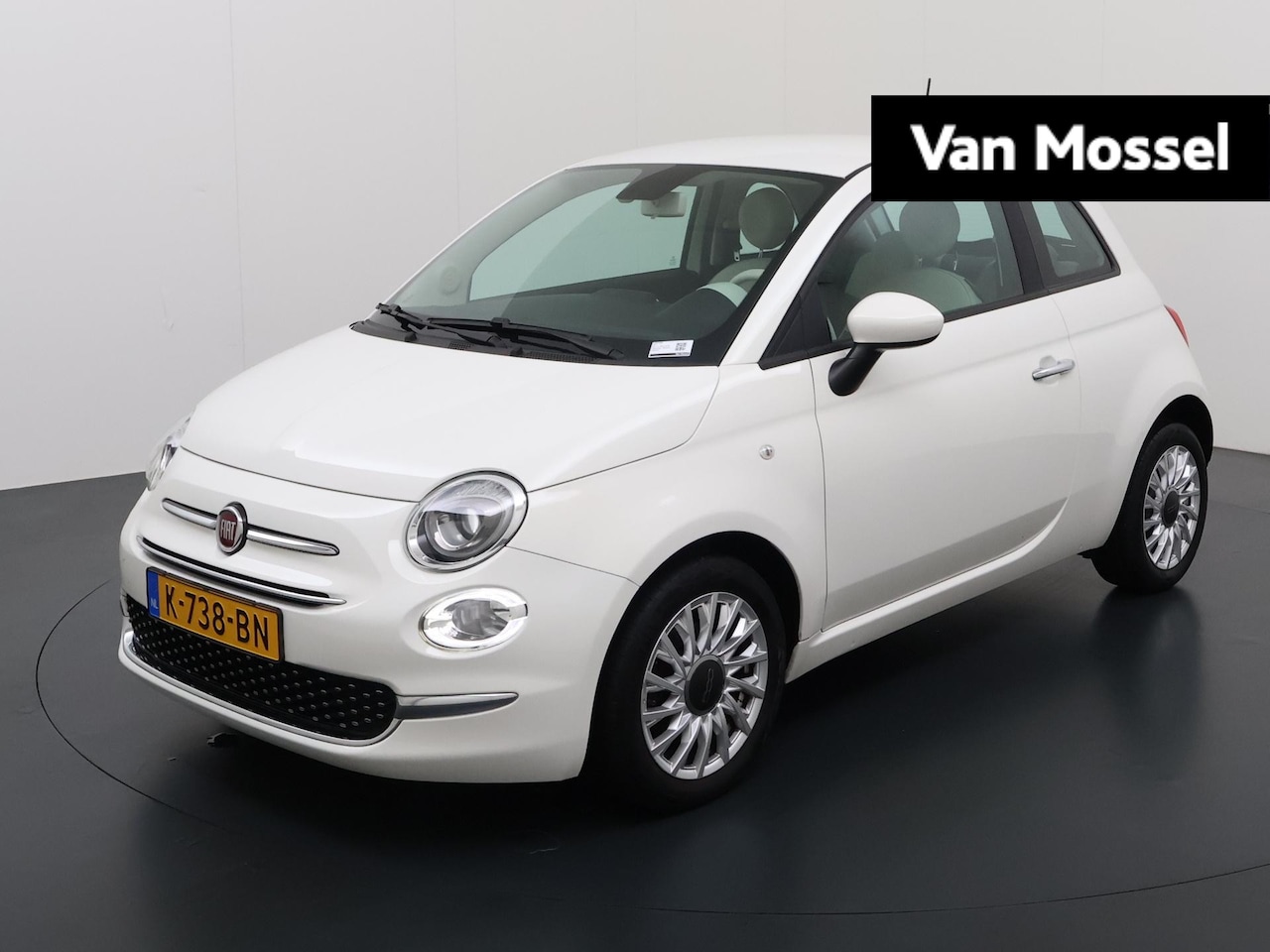 Fiat 500 - 1.0 Hybrid Lounge | Airco | Cruise control | Zuinige motor - AutoWereld.nl