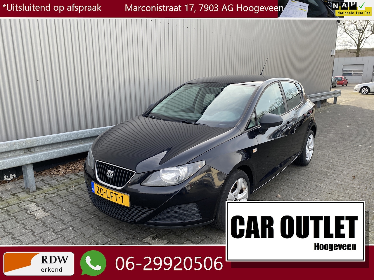 SEAT Ibiza - 1.2 Club 1.2 Club 5-Drs, A/C, Pioneer Audio, LM, nw. APK – Inruil Mogelijk – - AutoWereld.nl