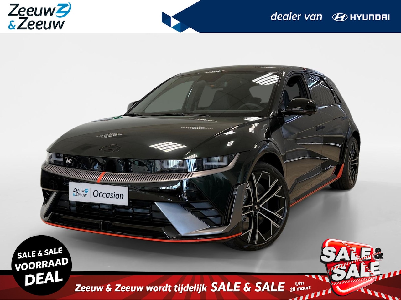 Hyundai IONIQ 5 - N | 84 KWH | AWD | BRITISH RACING GREEN WRAP | - AutoWereld.nl