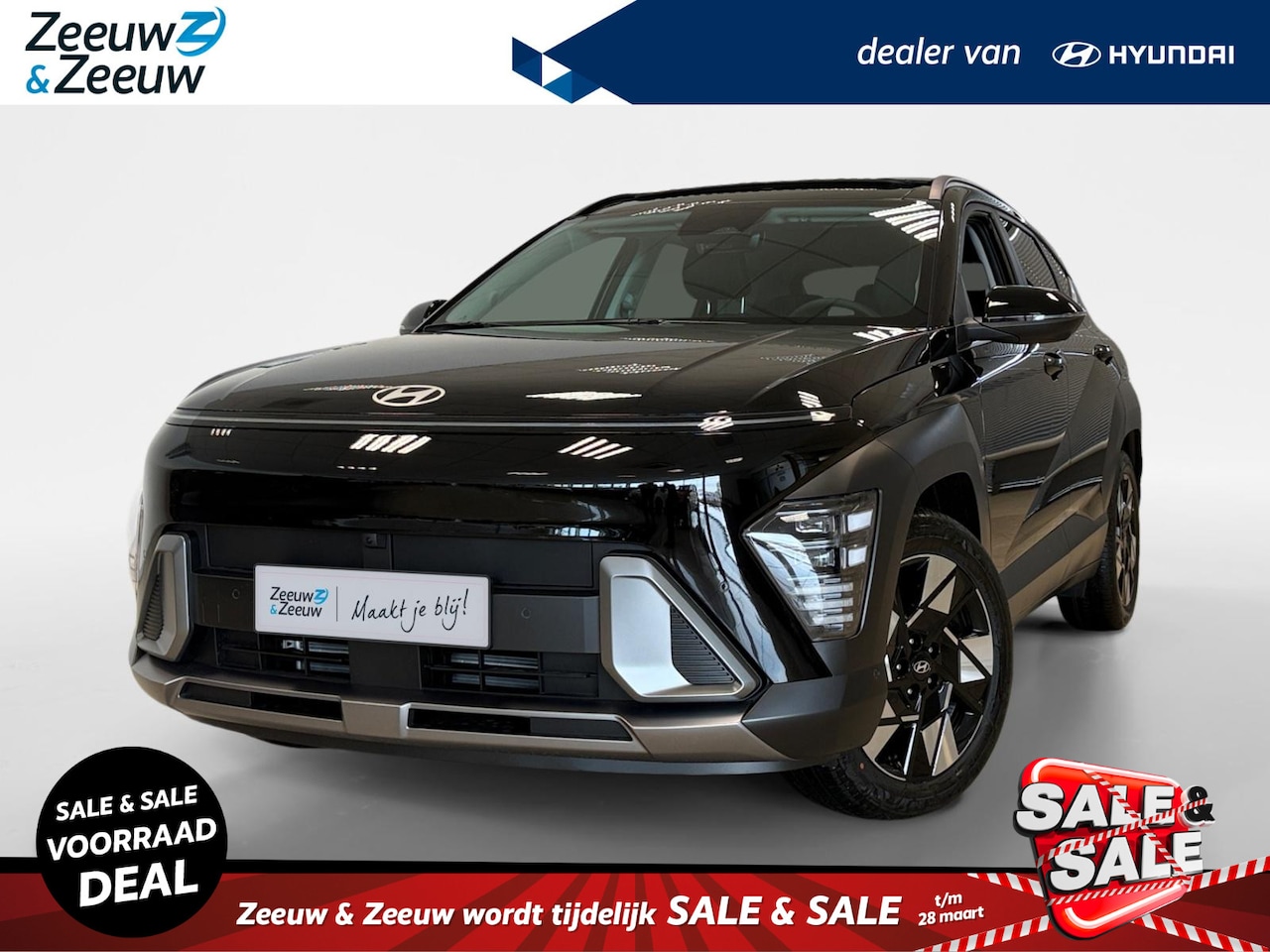 Hyundai Kona - 1.6 GDI HEV PREMIUM SKY | AUTOMAAT | PANO DAK | DIRECT LEVERBAAR | - AutoWereld.nl