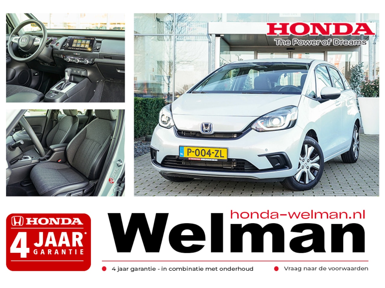 Honda Jazz - 1.5i e:HEV ELEGANCE - FULL HYBRID - CAMERA - AUTOMAAT - AutoWereld.nl