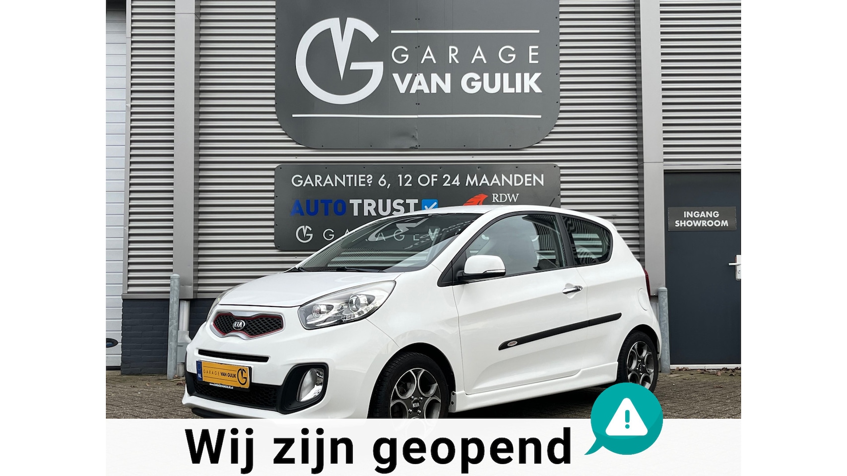 Kia Picanto - 1.2 CVVT ISG Super Pack 86PK Bluetooth,Clima,Cruise,Isofix,ElektrRamen+Spiegels,KeylessEnt - AutoWereld.nl