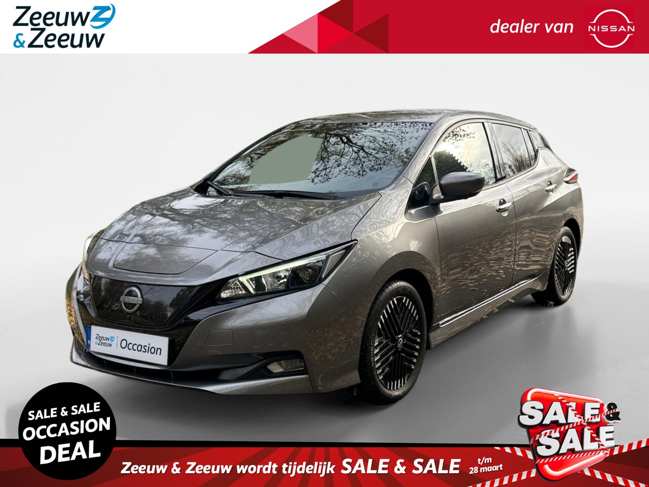 Nissan LEAF - N-Connecta 40 kWh | lage kilometers | EV | 360 graden camera | stoelverwarming | - AutoWereld.nl