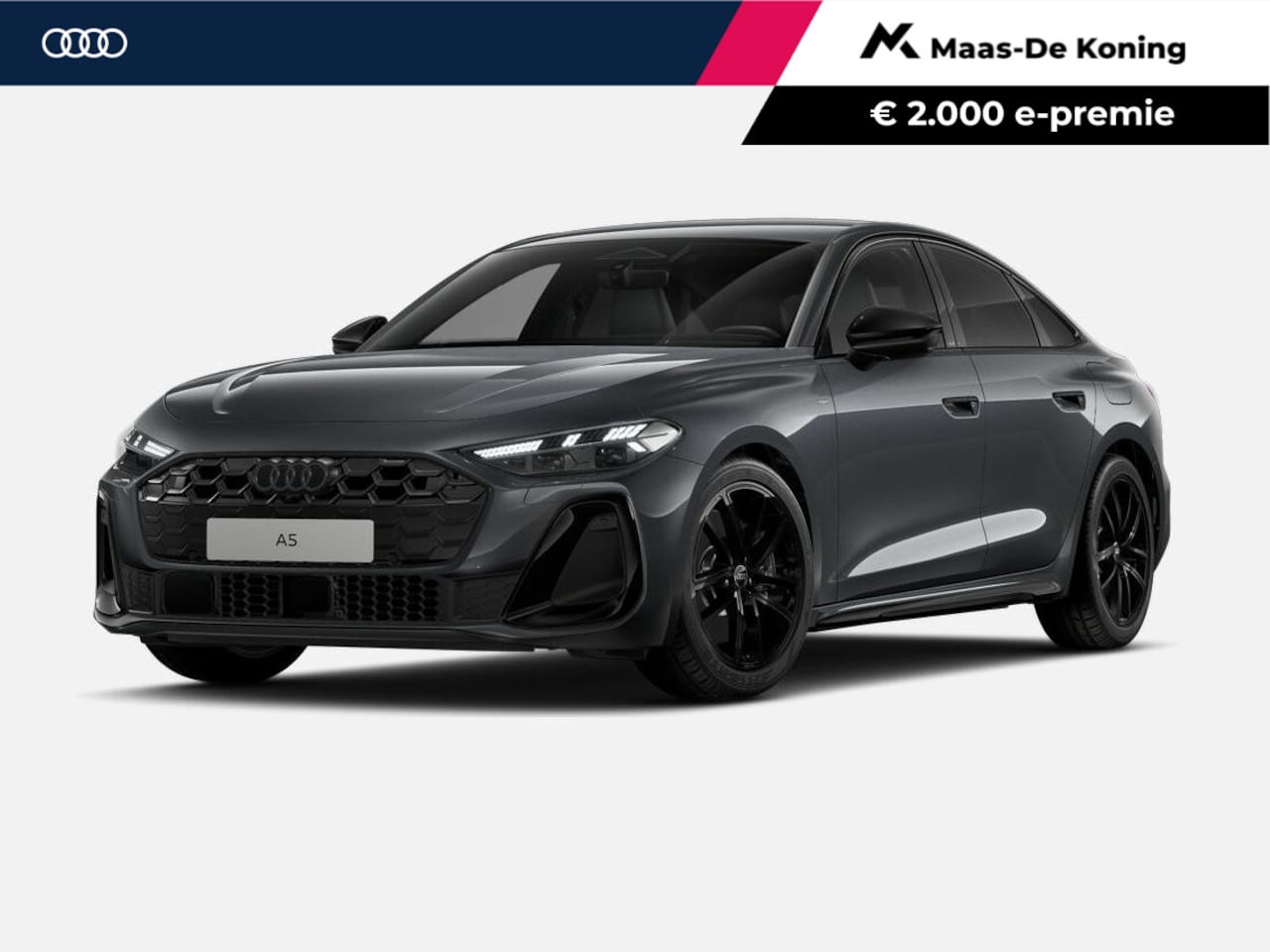 Audi A5 Limousine - 2.0 e-hybrid quattro S edition 299 PK · Tech pro · Premium pakket · MMI bijrijdersscherm - AutoWereld.nl