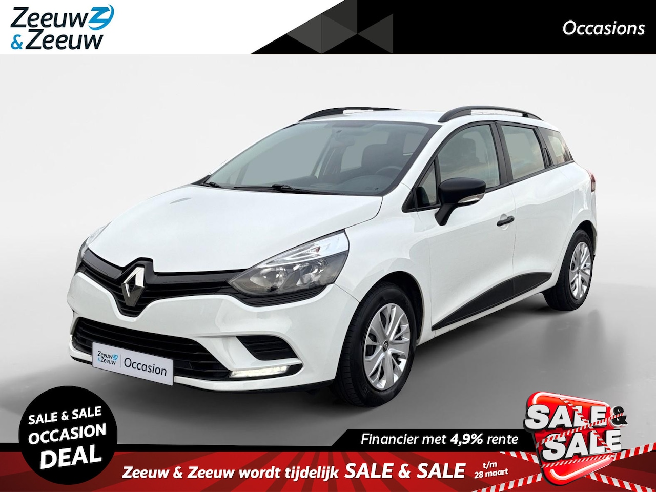 Renault Clio Estate - 90PK TCe Life | Trekhaak | Airco | Bluetooth | Cruise Control | LED Dagrijverlichting | El - AutoWereld.nl