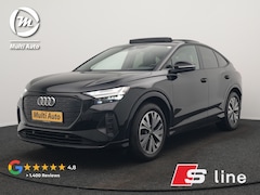 Audi Q4 Sportback e-tron - 40 S edition 204pk Dealer O.H. | Panodak | Adaptive Cruise | Lederen Sportstoelen Verwarmd