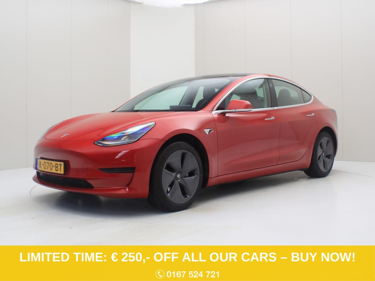 Tesla Model 3 - Standard RWD Plus 93% SoH [ LFP-ACCU+AUTOPILOT+60 kWh+PREMIUM AUDIO ] - AutoWereld.nl