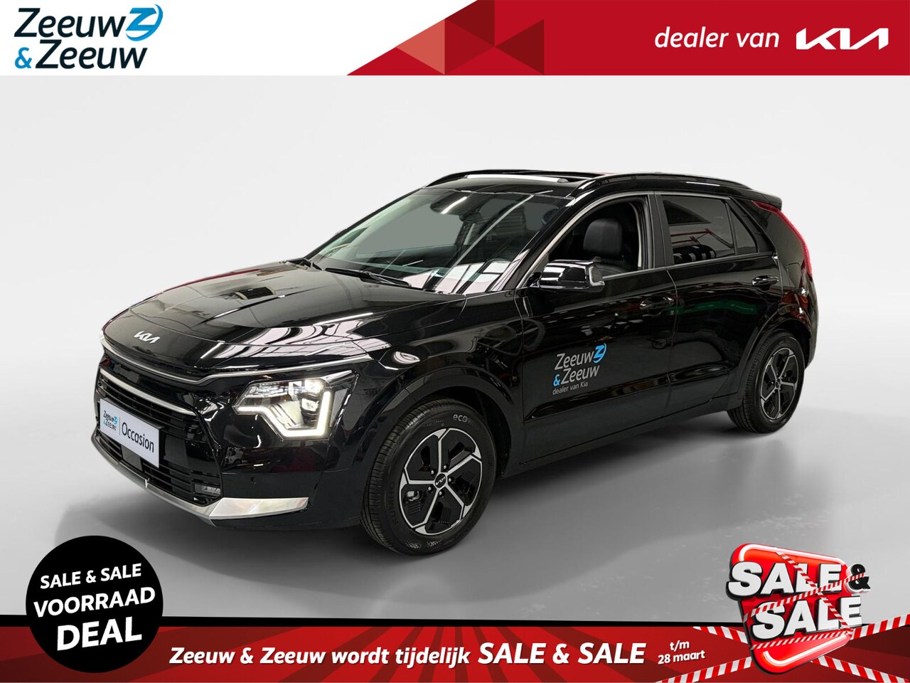 Kia Niro - 1.6 GDi Hybrid DynamicPlusLine Stoel/stuur verwarming | Schuif Kanteldak | Elektrische ach - AutoWereld.nl