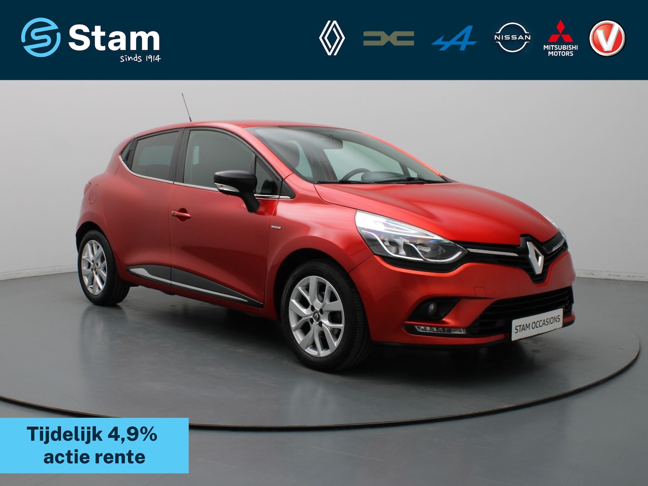 Renault Clio - 90pk TCe Limited Airco | Cruise | Navi | Parkeersens. achter - AutoWereld.nl