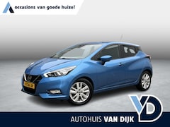 Nissan Micra - 1.0 IG-T N-Connecta | NL Auto/1e Eig./Voll.Historie/Airco/Cruise/16"/Apple CarPlay-Android