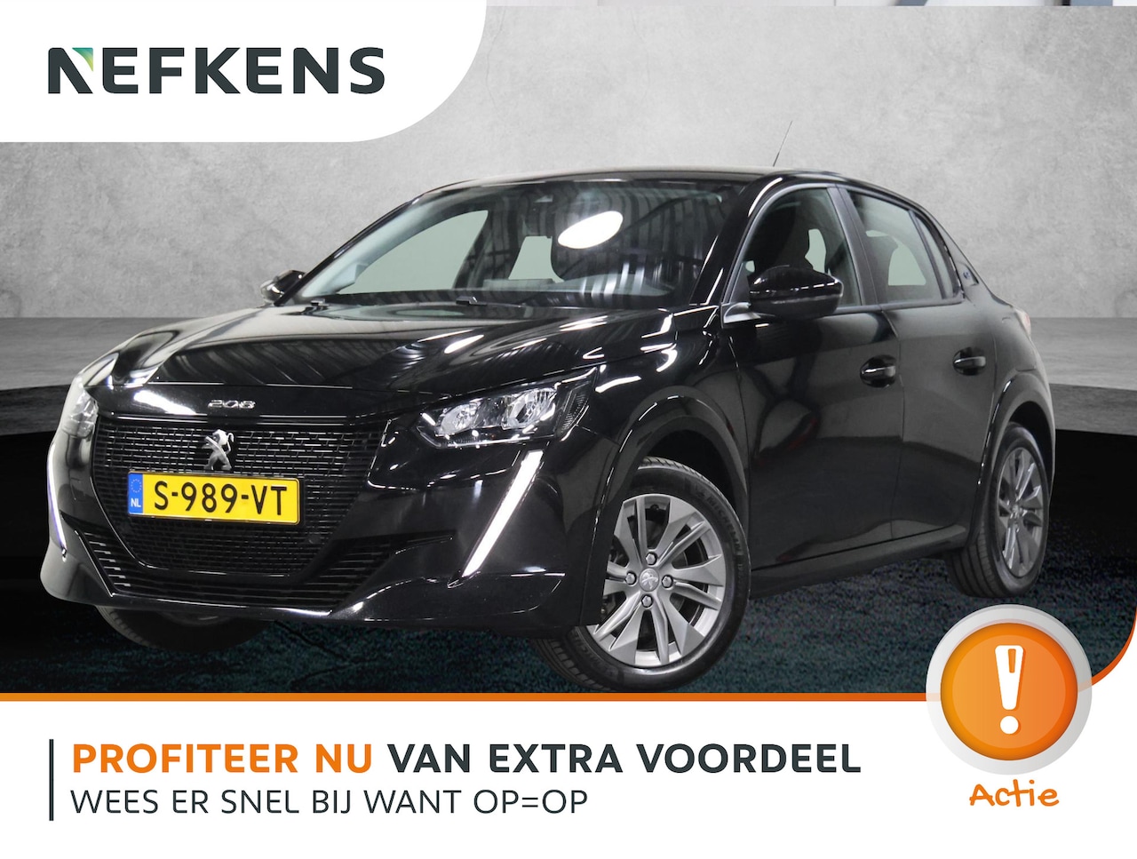 Peugeot e-208 - Active Pack 50kWh 136PK | 1ste eigenaar | Parkeersensoren | Navigatie | 16"LMV | AppleCarp - AutoWereld.nl