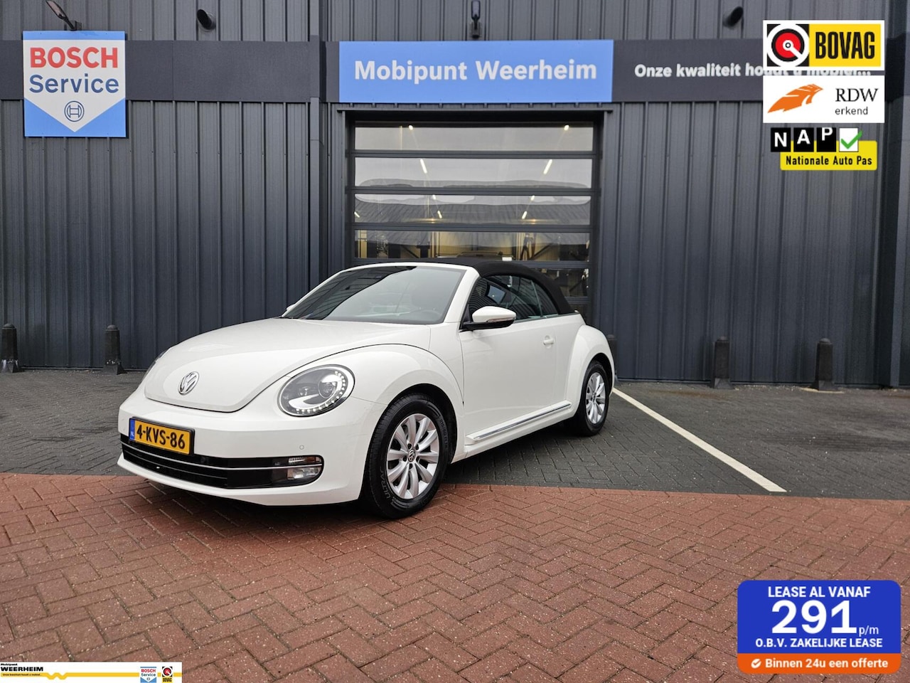 Volkswagen Beetle Cabriolet - Automaat 1e Eigenaar 26000 km NAP NIEUWSTAAT! 1.2 TSI Design - AutoWereld.nl