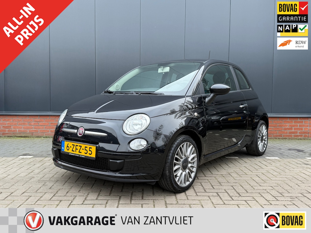 Fiat 500 - 1.0 TwinAir Pop 1.0 TwinAir Pop (12 mnd BOVAG-garantie) - AutoWereld.nl