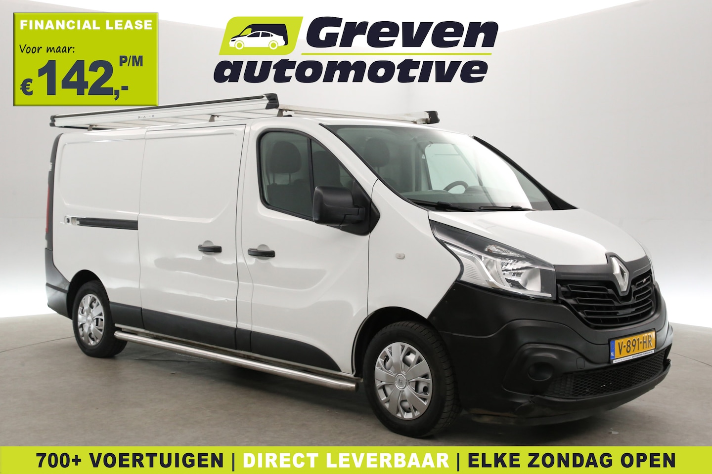 Renault Trafic - 1.6 dCi T29 L2H1 | Airco | Cruise | 3 Zits | Trekh. | Imperiaal | Navi | Parkeersens. - AutoWereld.nl