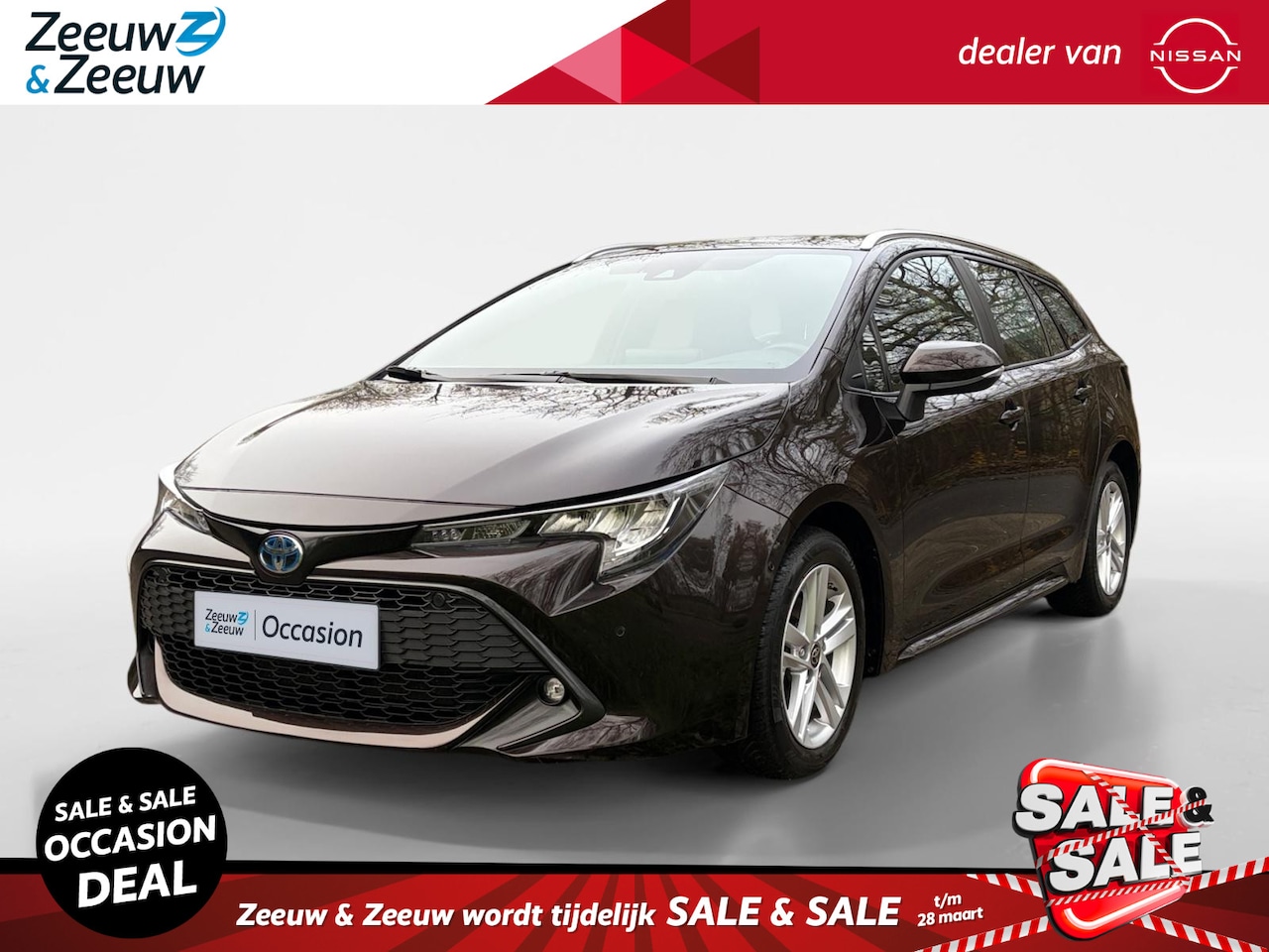 Toyota Corolla Touring Sports - 1.8 Hybrid Active Apple Carplay/Android Auto , airco (automatisch) , cruise control adapti - AutoWereld.nl
