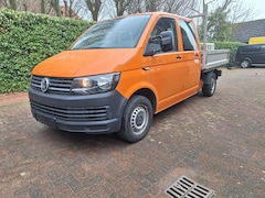 Volkswagen Transporter - 2.0 TDI L2H1 DC Comfortline VW Transporter Pick Up dubbelcabine T6. Euro 6