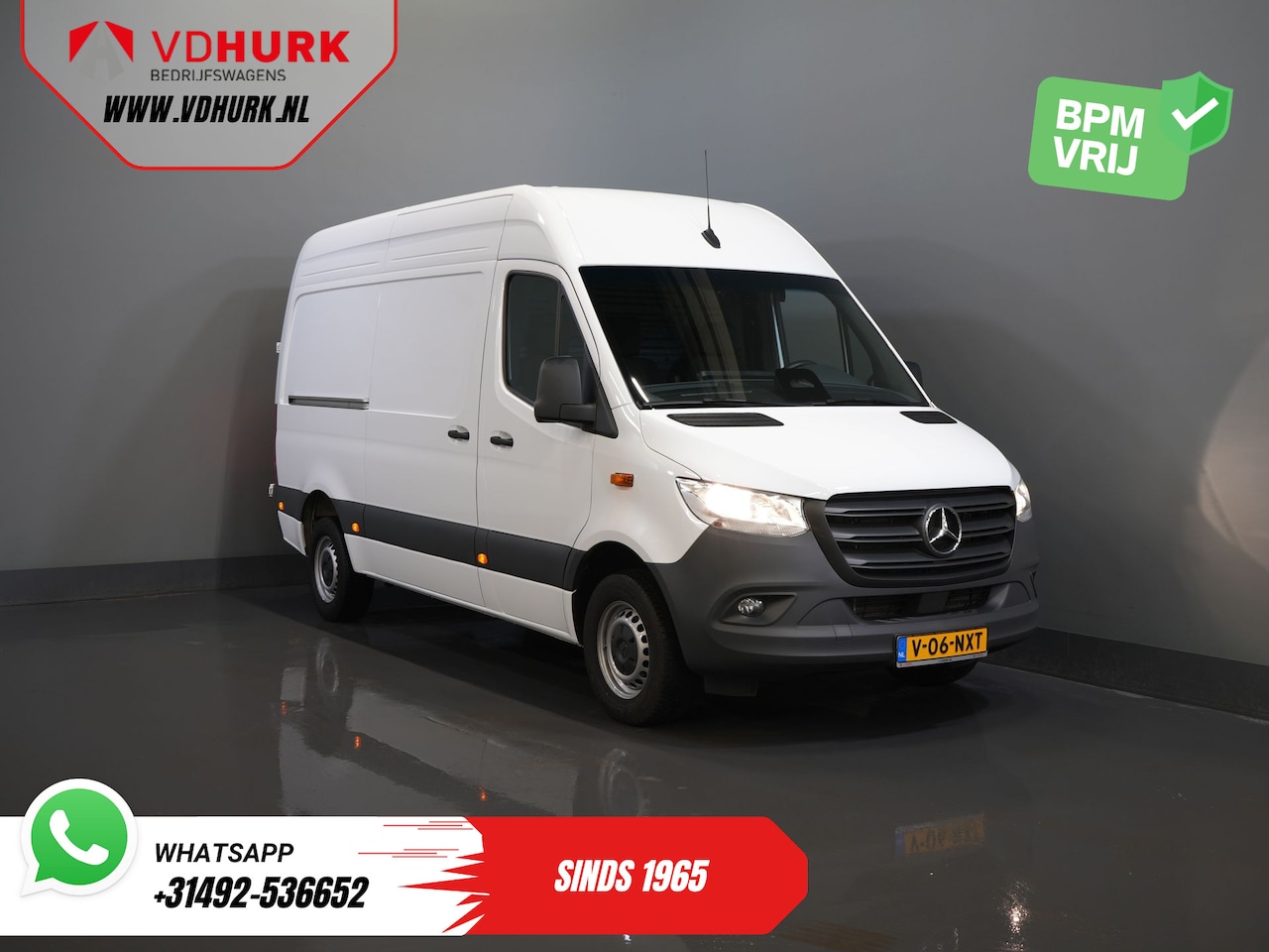 Mercedes-Benz Sprinter - 317 CDI Aut. L2H2 BPM VRIJ! 3.5t Trekverm./ Gev.Stoel/ 270 Gr.Deuren/ Stoelverw./ Navi/ Ca - AutoWereld.nl