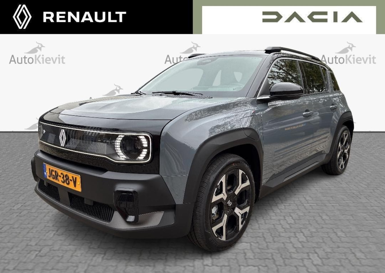 Renault 4 - comfort range techno 52 kWh - 5 JAAR GARANTIE / pack winter premium / motorkap zwart - AutoWereld.nl