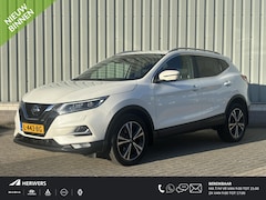 Nissan Qashqai - 1.3 DIG-T Tekna / Dealer Onderhouden / Trekhaak 1500 KG / Half Lederen Bekleding / Navigat