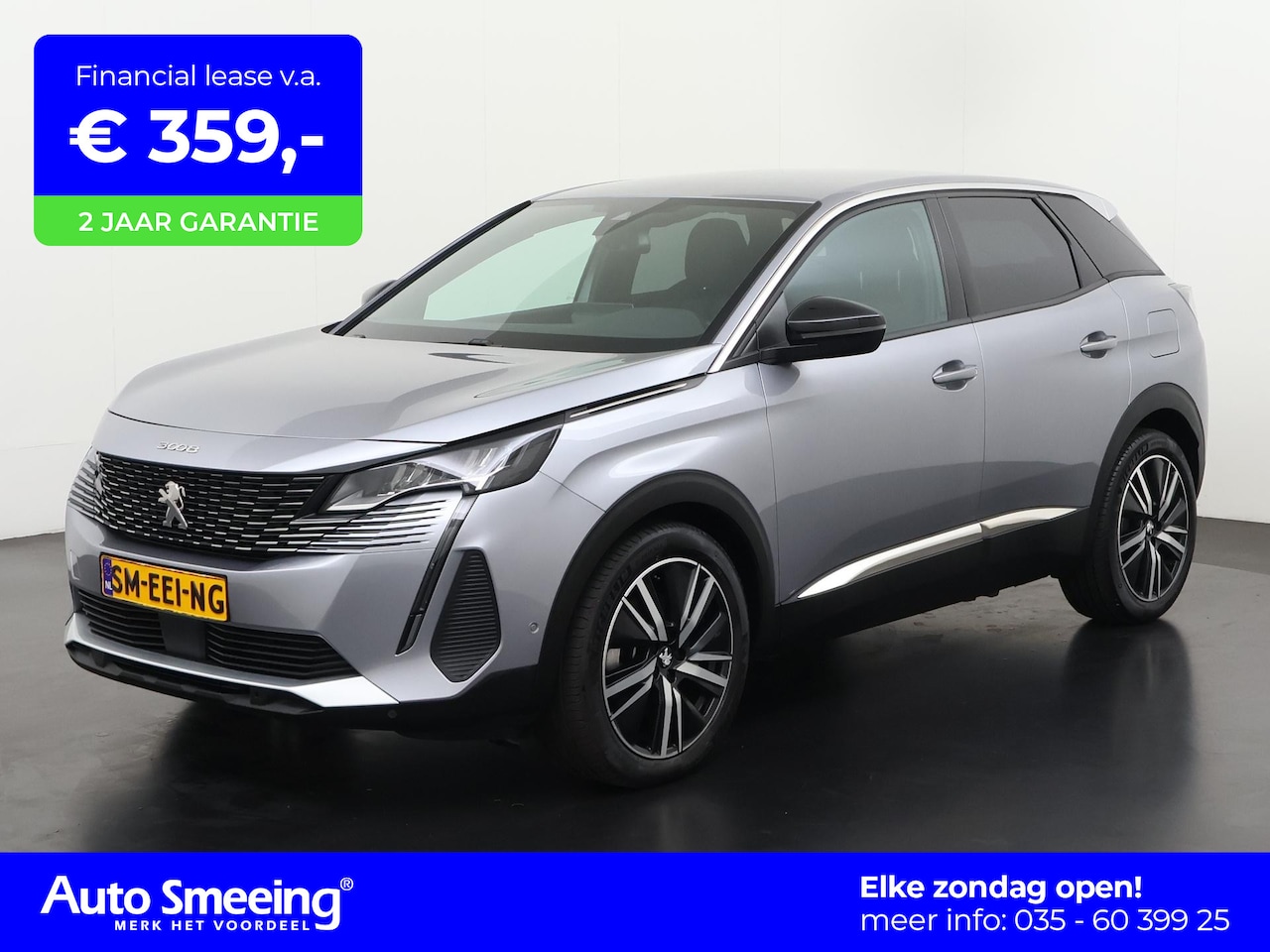 Peugeot 3008 - 1.6 HYbrid PHEV Allure Pack | 19" | Adaptief Cruise | Navigatie | Camera | Zondag Open! - AutoWereld.nl