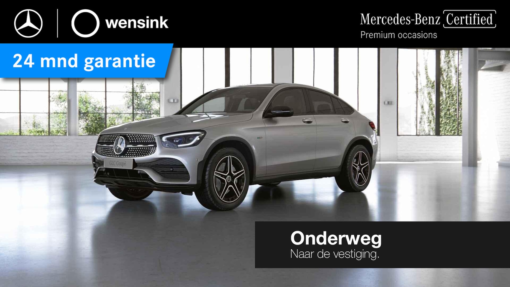 Mercedes-Benz GLC-klasse Coupé - 300e 4MATIC Premium Plus | AMG | Schuif/kanteldak | Trekhaak | Night | Beige leder | Headu - AutoWereld.nl