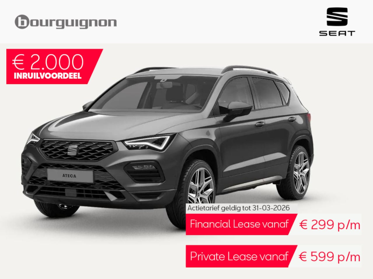 SEAT Ateca - FR Business Intense 1.5 TSI 150 pk | Trekhaak | Adaptive cruise control | Achteruitrijcame - AutoWereld.nl