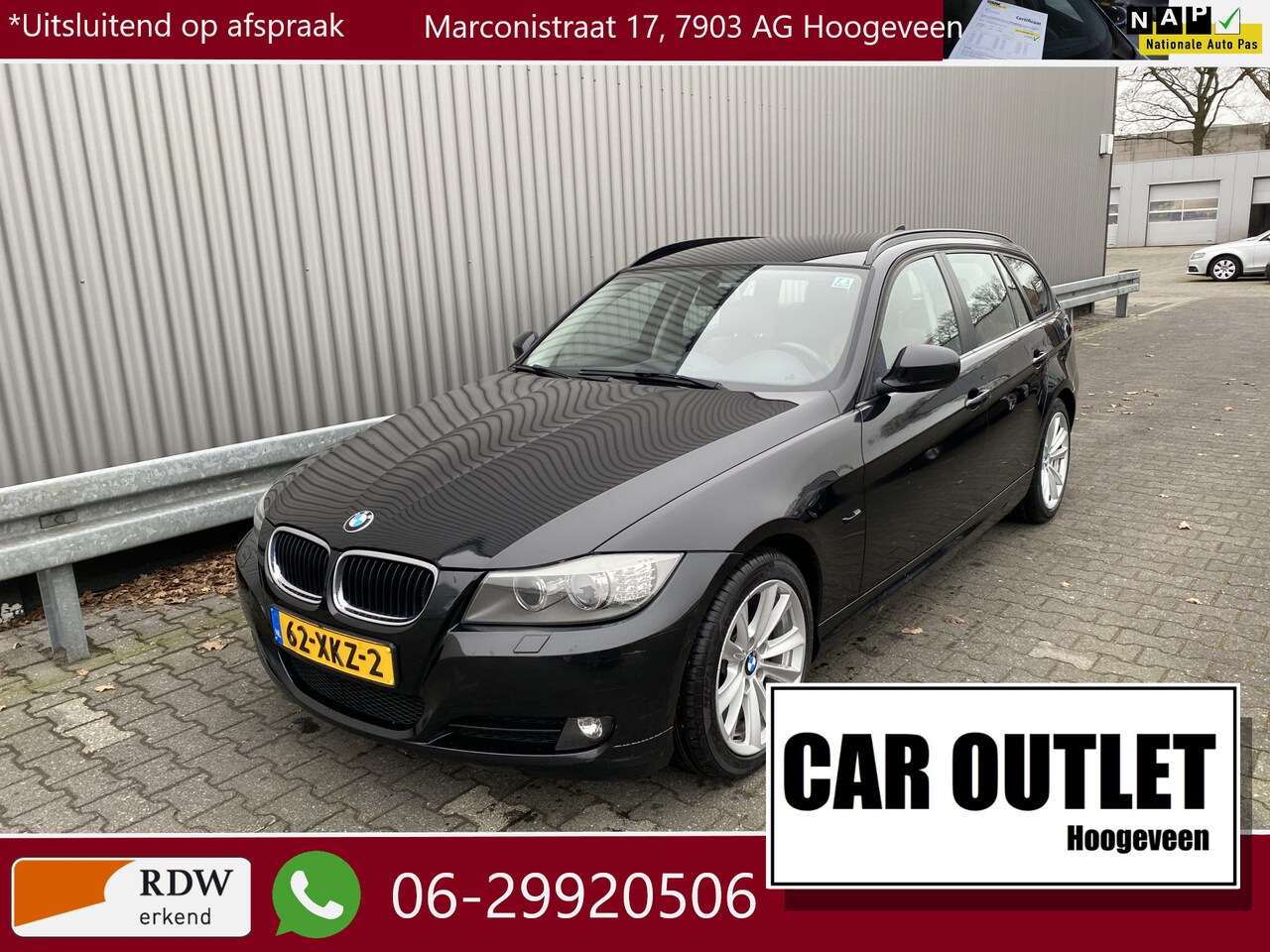 BMW 3-serie Touring - 318i Corporate Lease Luxury Line Leer, Clima, CC, Navi, iDrive, PDC, LM, Trekh, nw. APK – - AutoWereld.nl