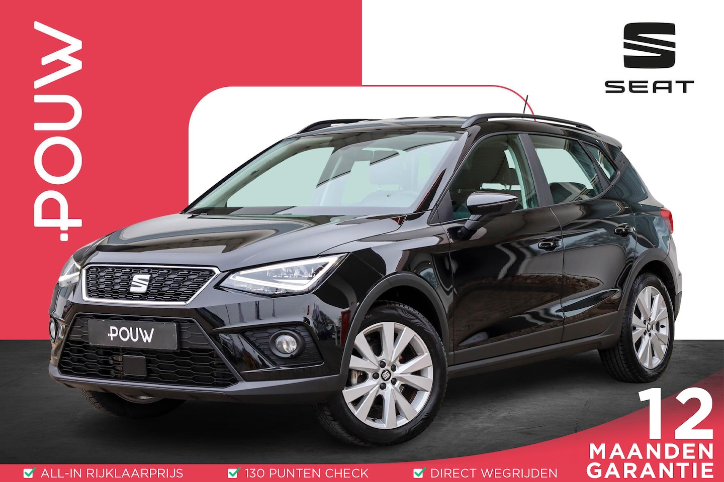 SEAT Arona - 1.0 TSI 95pk Xcellence Business Intense | Trekhaak | Cruise Control | Full LED | Stoelverw - AutoWereld.nl
