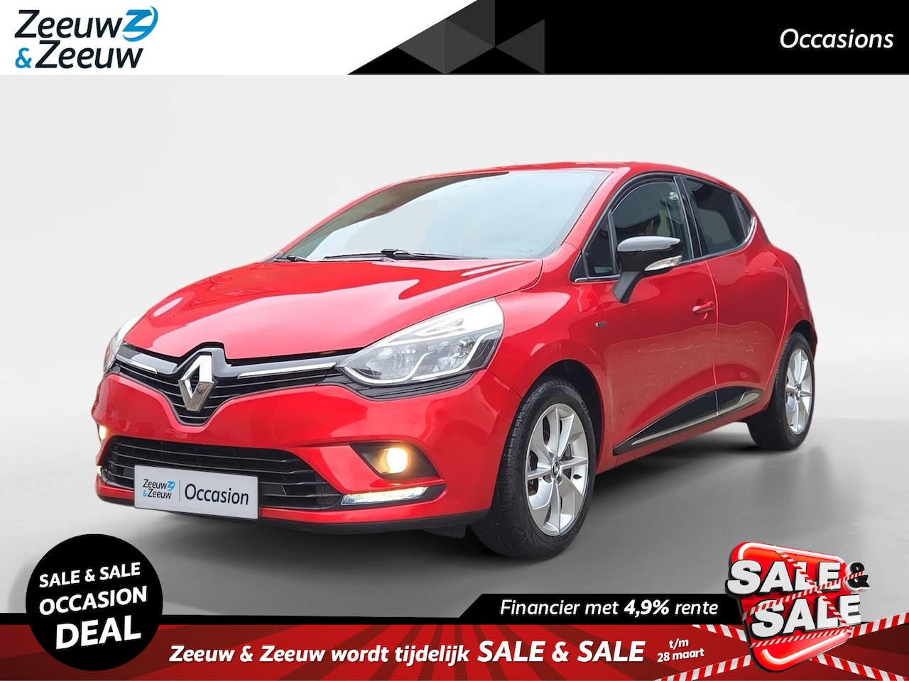 Renault Clio - 0.9 TCe Limited * 1e Eigenaar * Cruise Control * Navigatie * LM Velgen16" * All season Ban - AutoWereld.nl