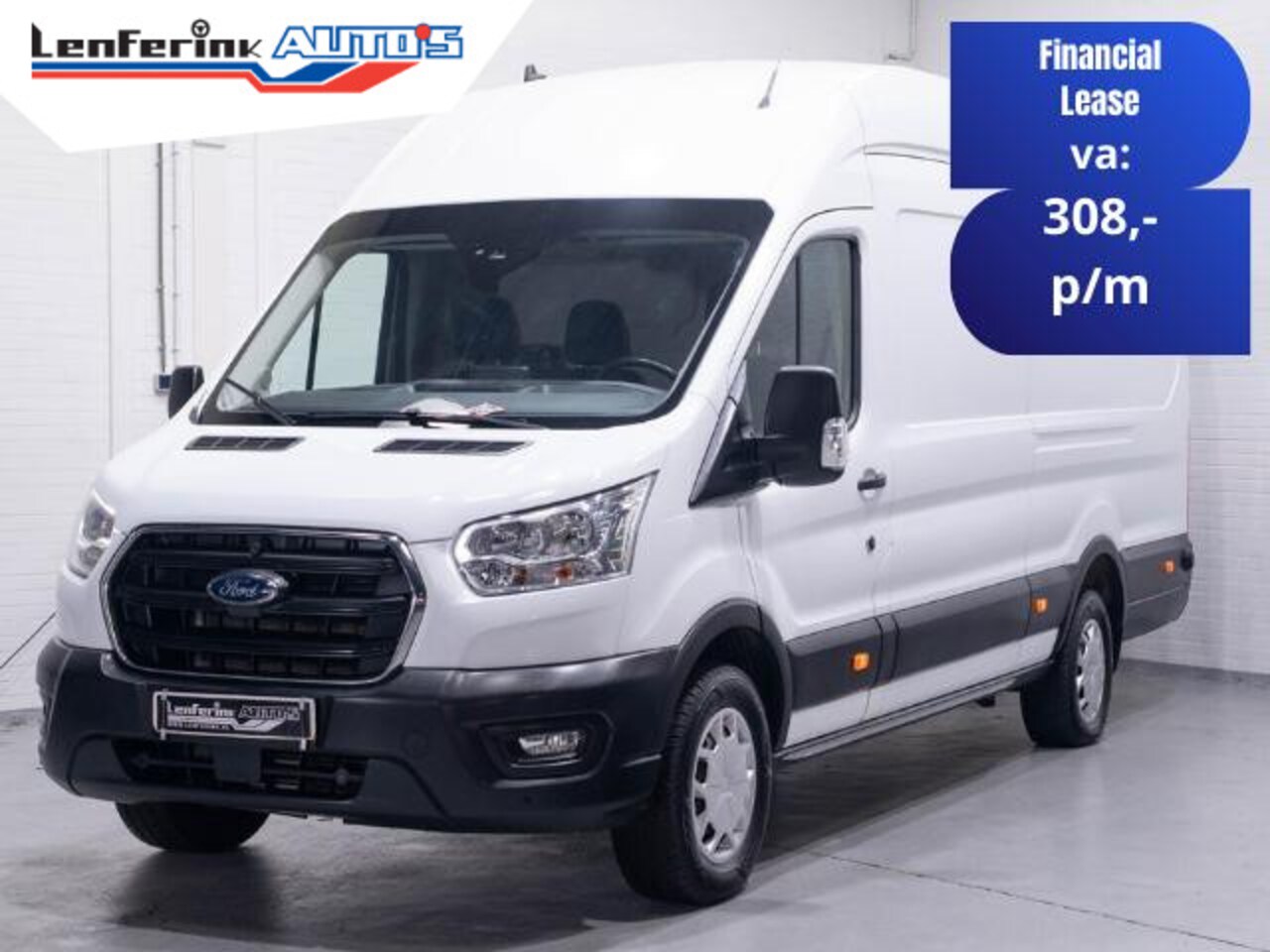 Ford Transit - 2.0 TDCi 130 pk L4H3 Navi, Camera Apple Carplay, Cruise Control, Laadruimte Pakket, PDC V+ - AutoWereld.nl