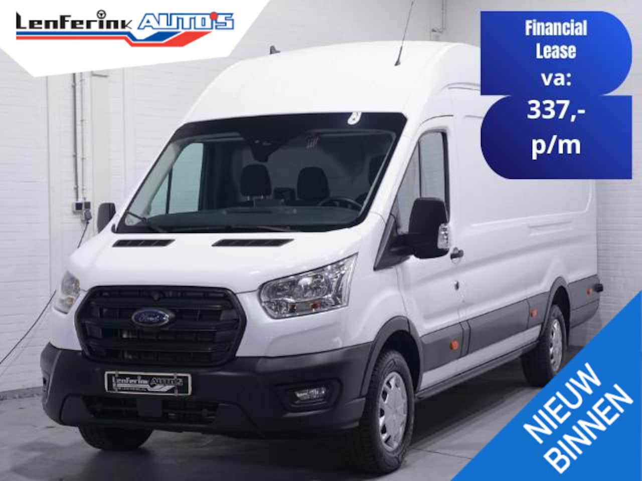 Ford Transit - 2.0 TDCI 130 pk L4H3 Navi, Camera 270 Graden Deuren, Laadruimte Pakket, Cruise Control, PD - AutoWereld.nl