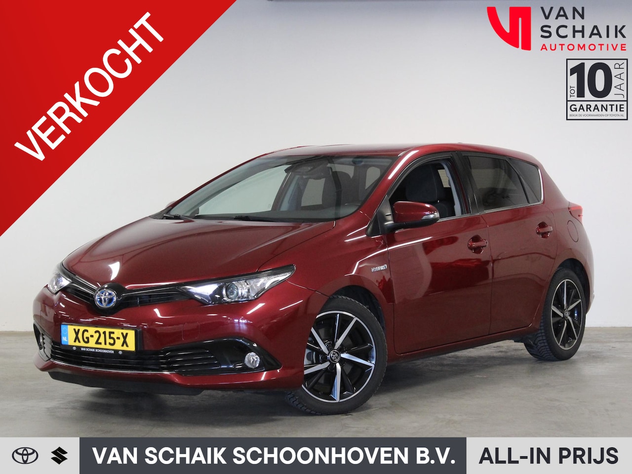Toyota Auris - 1.8 Hybrid Dynamic Go Dealer onderhouden, All-sesasonbanden, Smart key, Stoelverwarming, C - AutoWereld.nl