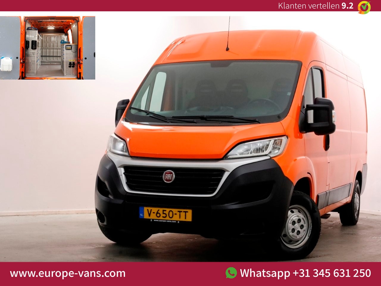 Fiat Ducato - 33 2.3 MultiJet 130pk E6 L2H2 AircoNavi/Sortimo Inrichting 12-2018 - AutoWereld.nl