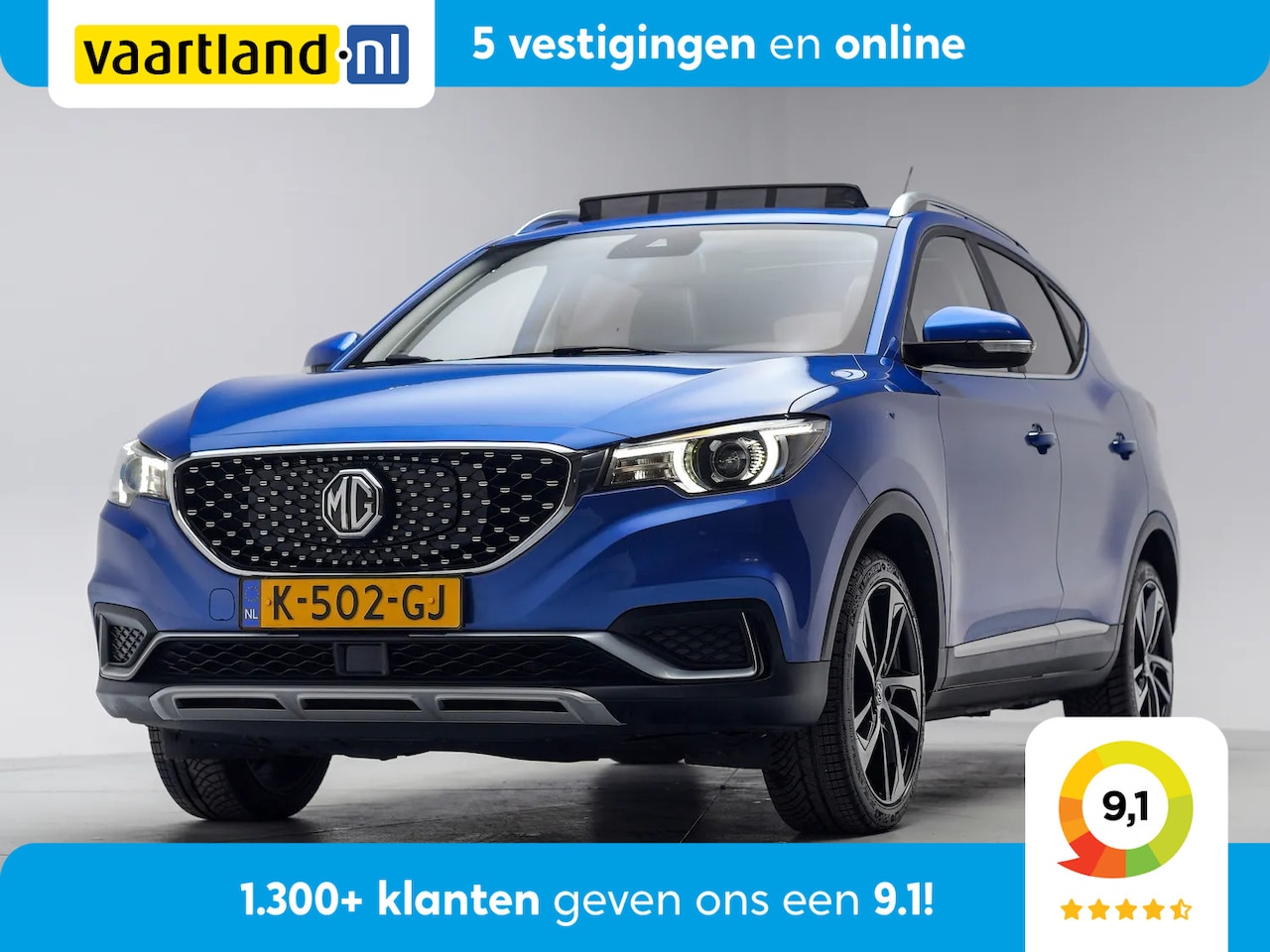 MG ZS - 45kWh Luxury [Panorama Leder Navi Apple / Android Camera] - AutoWereld.nl