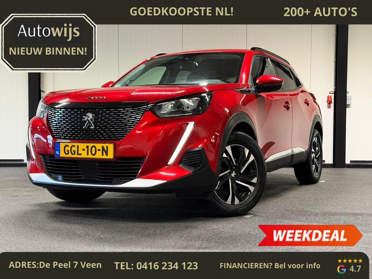 Peugeot 2008 - 1.2 PureTech Allure Pack|AUT|51DKM|CAMERA|STOELVERW - AutoWereld.nl