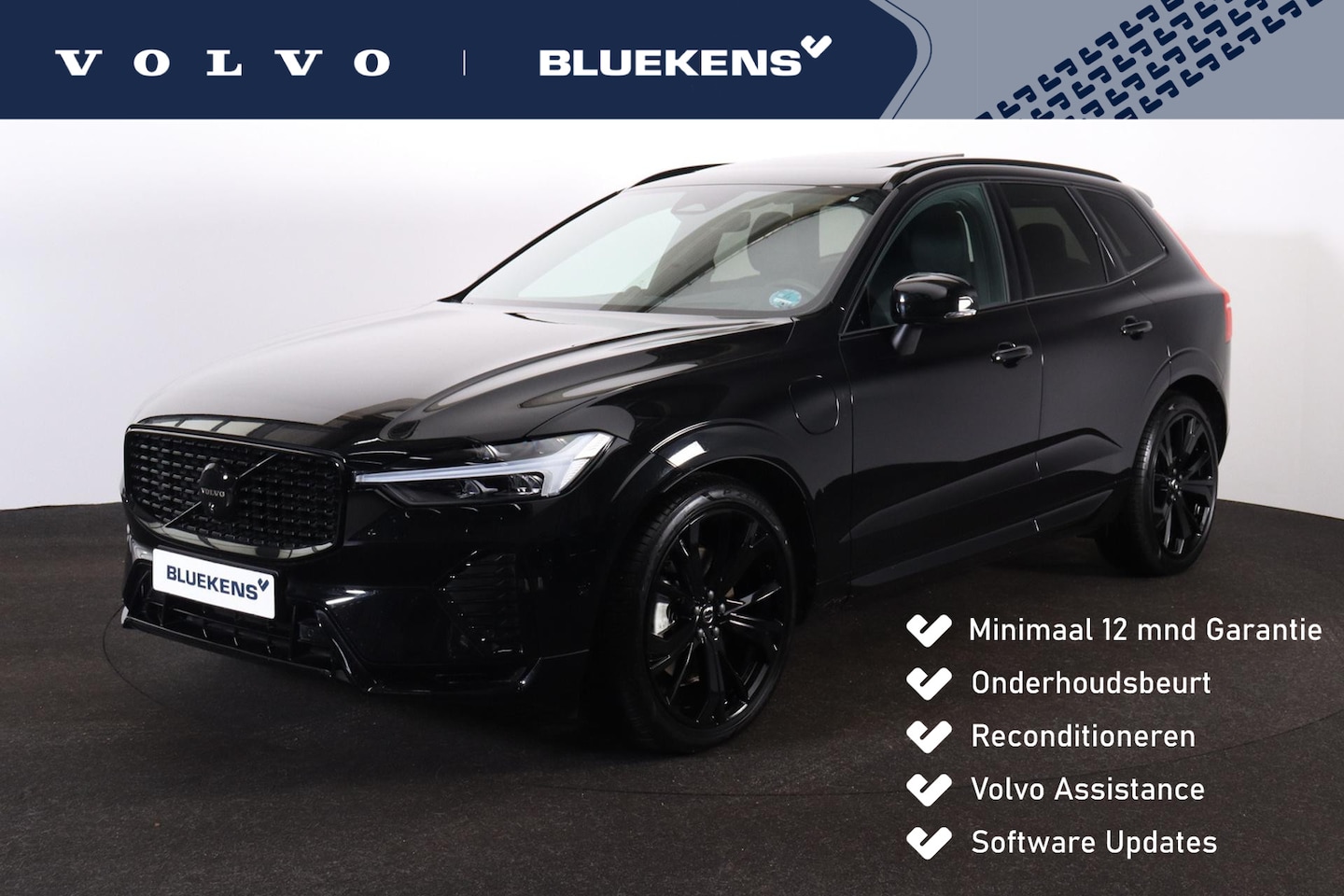 Volvo XC60 - T6 Recharge AWD Ultra Black Edition - Luchtvering - Panorama/schuifdak - IntelliSafe Assis - AutoWereld.nl