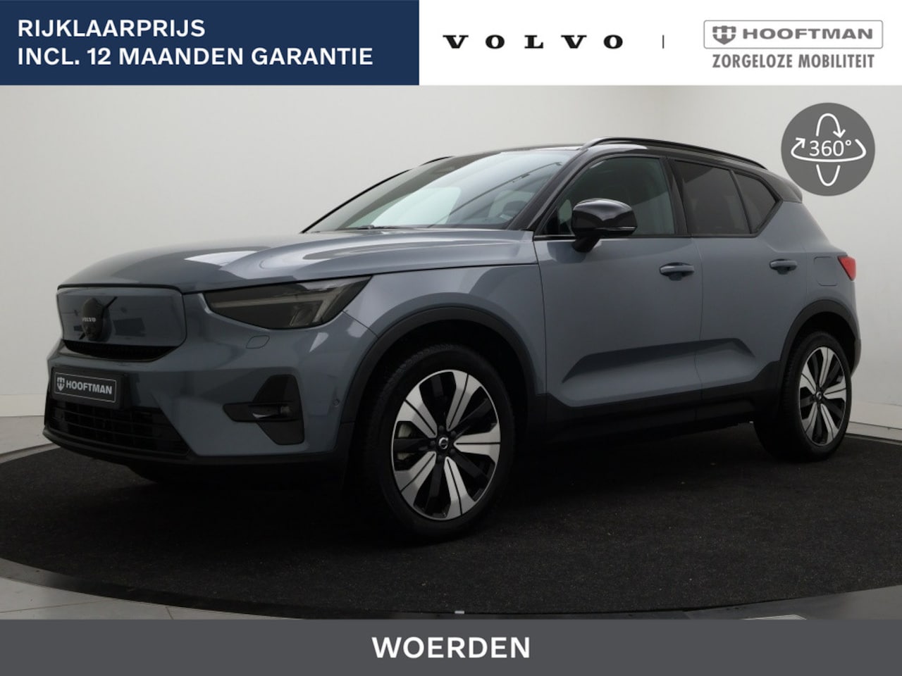 Volvo XC40 - RECHARGE PURE ELECTRIC ULTIMATE SCHUIFDAK 360GR CAM ELEK.STOELEN - AutoWereld.nl