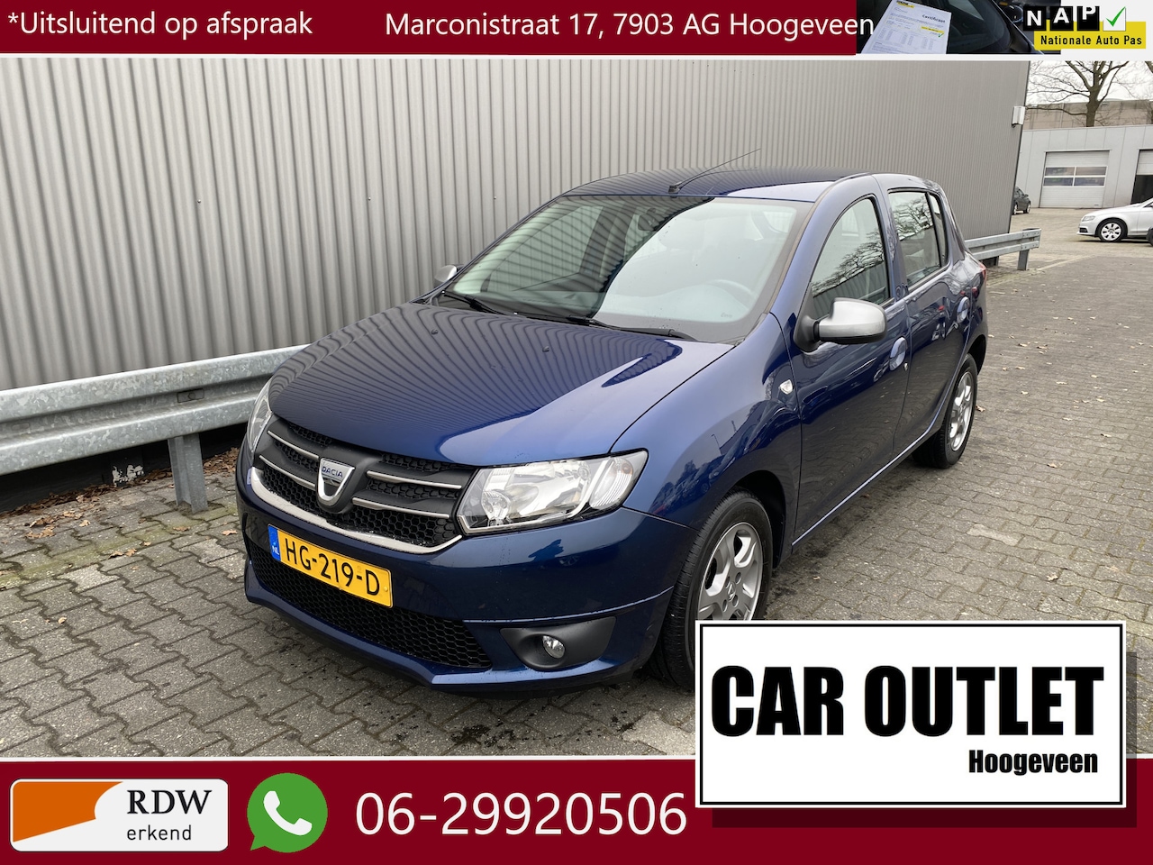 Dacia Sandero - 0.9 TCe 10th Anniversary 114Dkm.NAP, A/C, CC, Navi, LM, nw. APK – Inruil Mogelijk – - AutoWereld.nl
