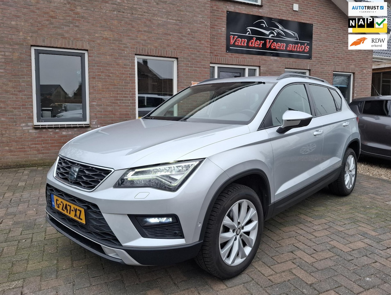 SEAT Ateca - 1.0 EcoTSI Style Business Intense. 1ste eigenaar. Zeer netjes en luxe o.a. camera, stoelve - AutoWereld.nl