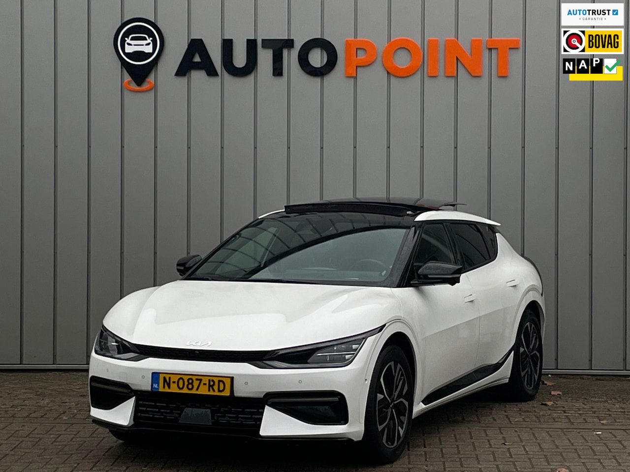 Kia EV6 - GT-Line+ 77.4 kWh SOH100% WARMTEPOMP PANO|HEADUP|STOEL&STUURVRM|ADAPT.CRUISE|LANE.ASSIST|P - AutoWereld.nl